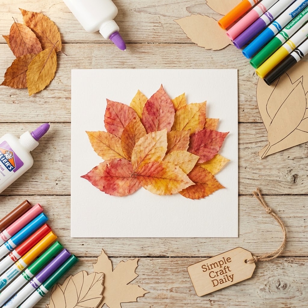 Translucent coffee filter leaves colored with red orange and yellow marker