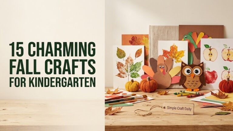 Fall crafts for kindergarten collection with leaf prints, pumpkins, owls, and paper turkeys