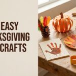 Thanksgiving crafts for kids collection with turkey cards leaf art and paper pumpkins